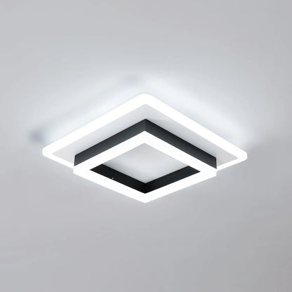 Minimalist Square Acrylic LED Ceiling Light