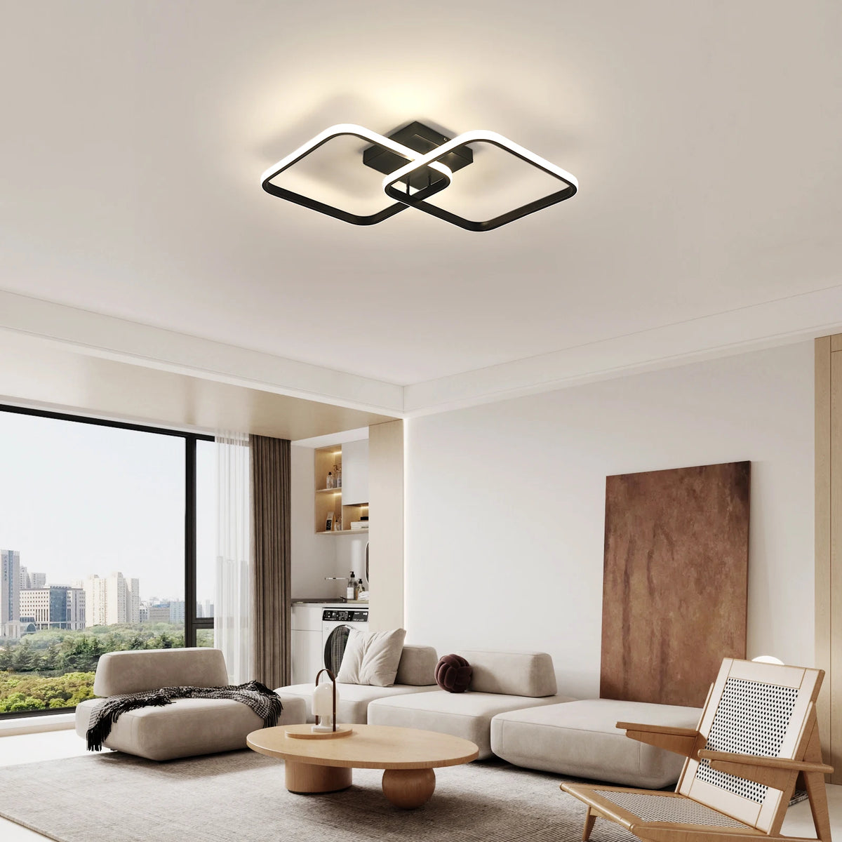 Modern Square LED Ceiling Lamp