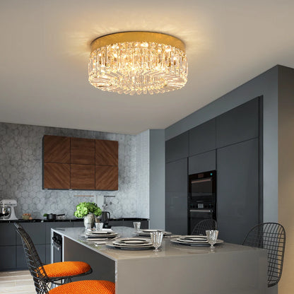 Luxury Gold Crystal LED Chandelier