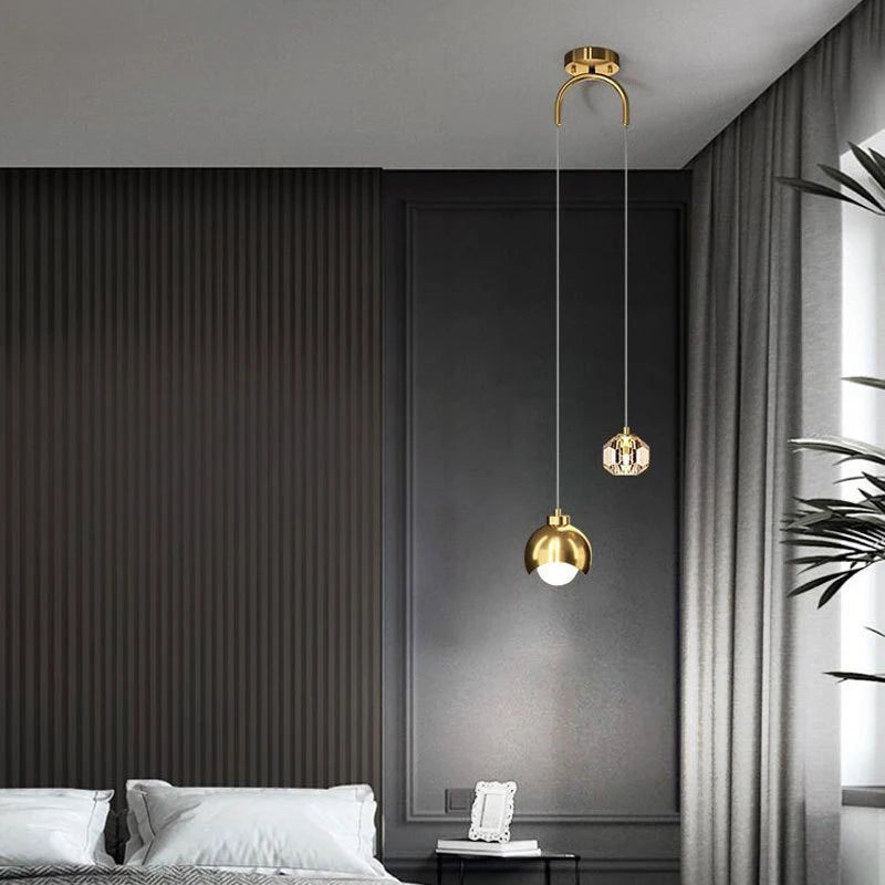 Glass Ball Pendant Light