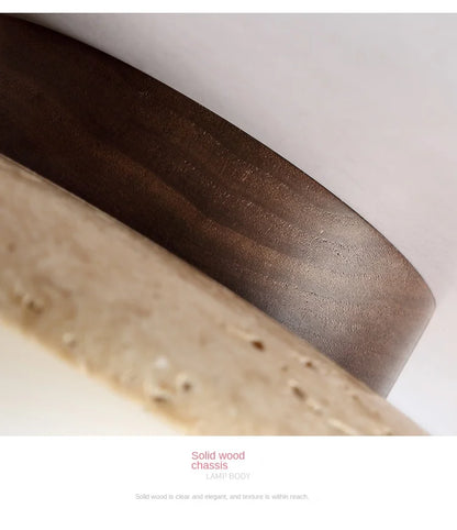 Japanese Wood & Stone Surface Downlight