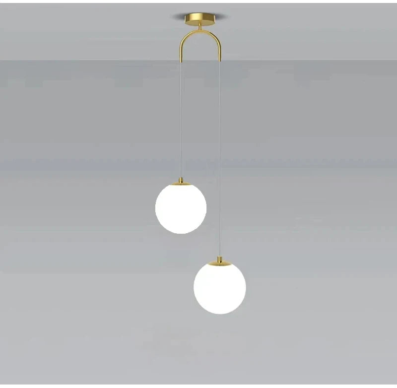 Glass Ball Pendant Light