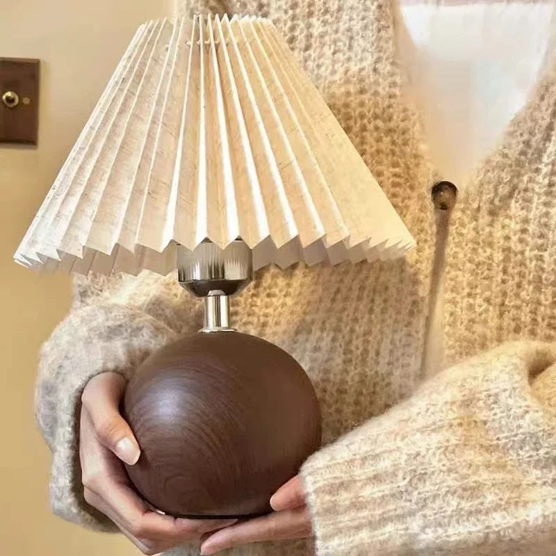 Nordic Pleated Fabric Table Lamp