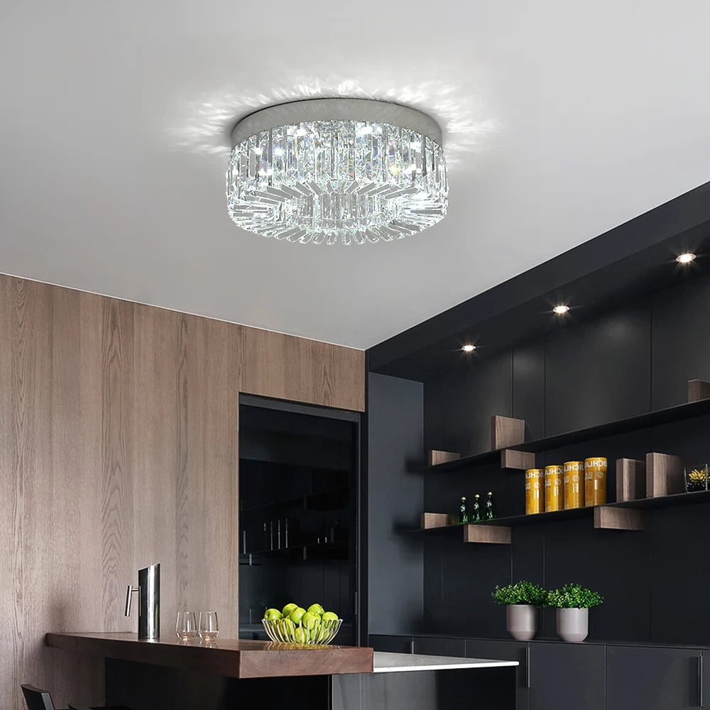 Luxury Gold Crystal LED Chandelier