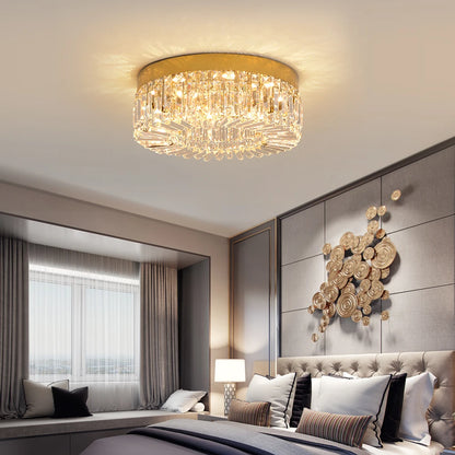Luxury Gold Crystal LED Chandelier