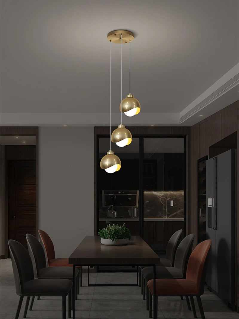 Glass Ball Pendant Light