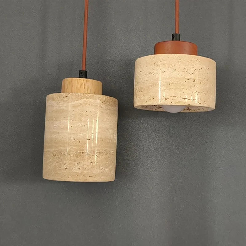 Japanese Wabi-Sabi Cave Stone Pendant