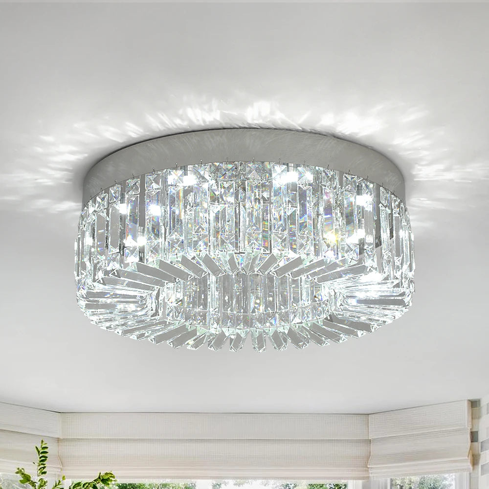Luxury Gold Crystal LED Chandelier