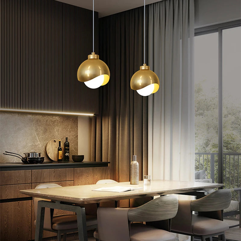 Glass Ball Pendant Light