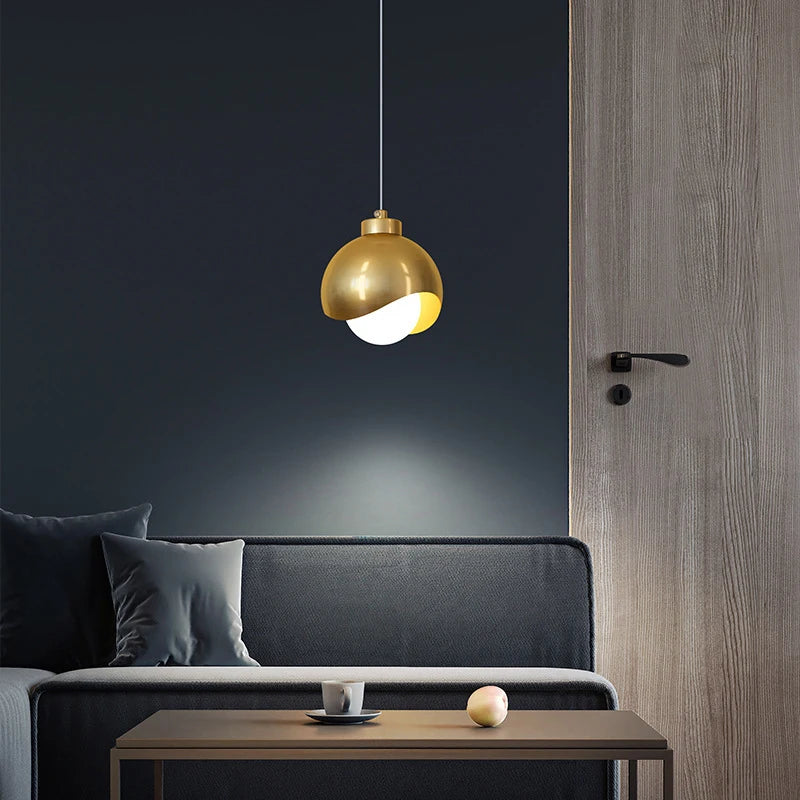 Glass Ball Pendant Light