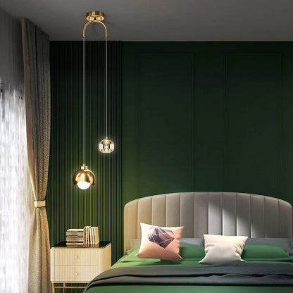 Glass Ball Pendant Light
