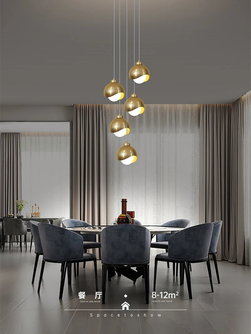Glass Ball Pendant Light