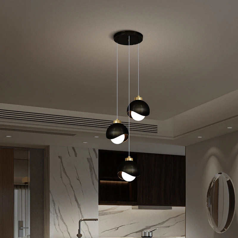 Glass Ball Pendant Light
