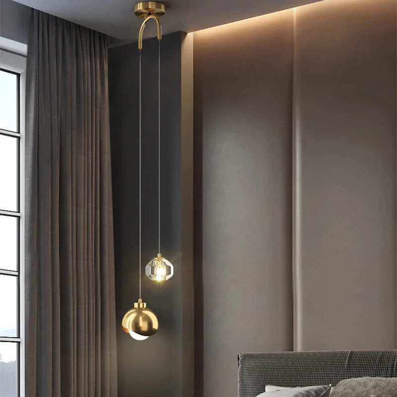 Glass Ball Pendant Light