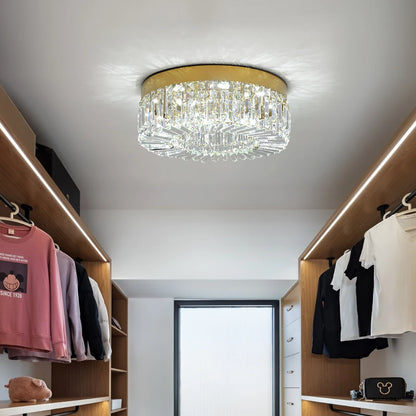 Luxury Gold Crystal LED Chandelier
