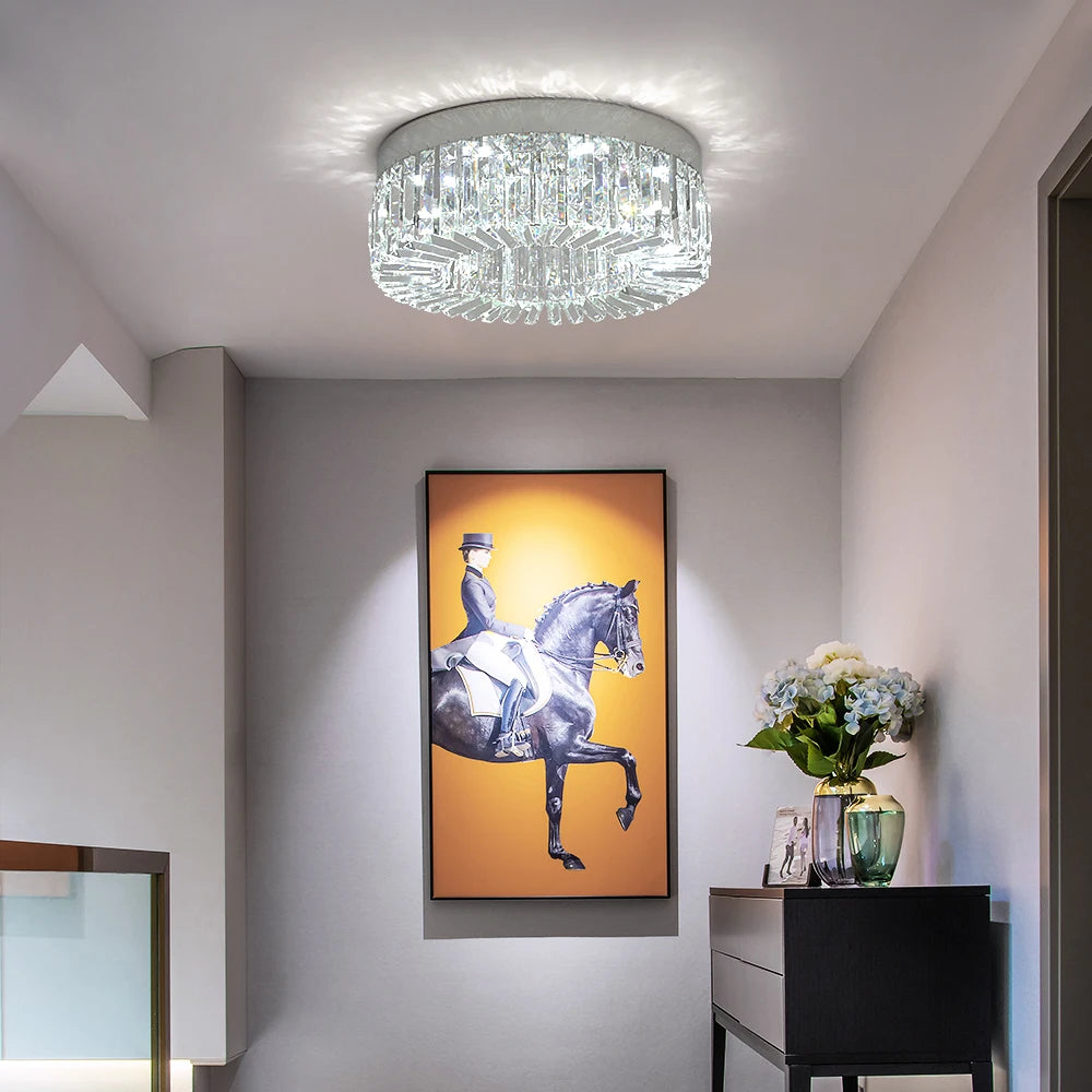 Luxury Gold Crystal LED Chandelier