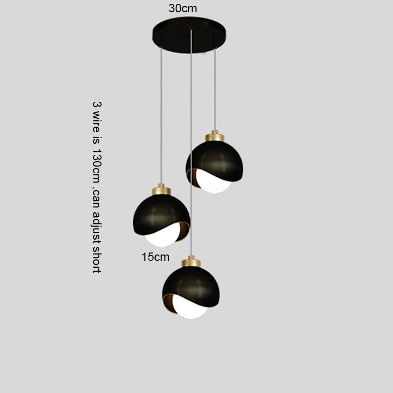 Glass Ball Pendant Light