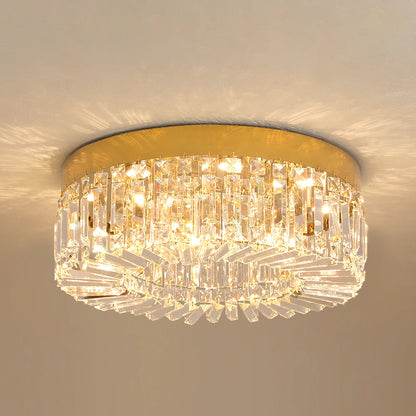 Luxury Gold Crystal LED Chandelier