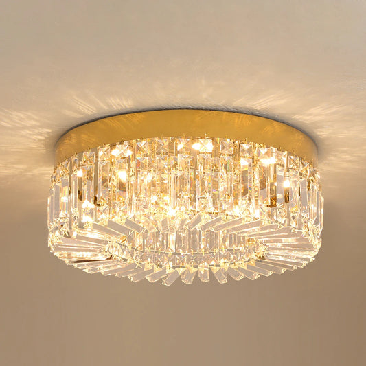 Luxury Gold Crystal LED Chandelier