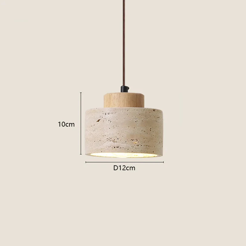Japanese Wabi-Sabi Cave Stone Pendant