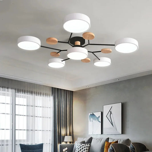 3-Color LED Ceiling Chandelier