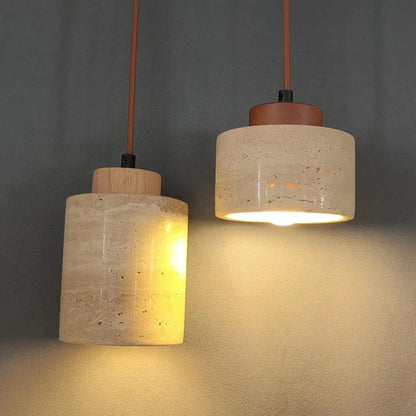 Japanese Wabi-Sabi Cave Stone Pendant