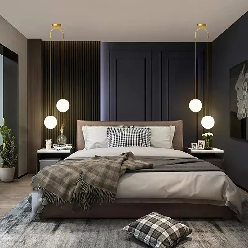 Glass Ball Pendant Light