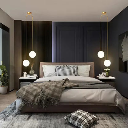 Glass Ball Pendant Light