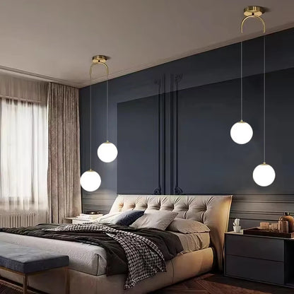 Glass Ball Pendant Light
