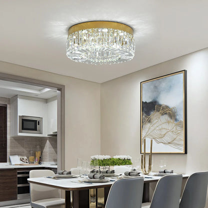Luxury Gold Crystal LED Chandelier