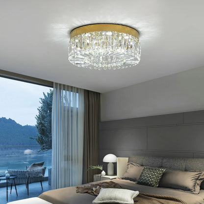 Luxury Gold Crystal LED Chandelier