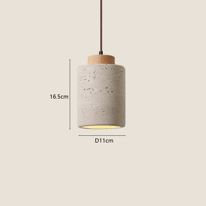Japanese Wabi-Sabi Cave Stone Pendant