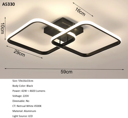 Modern Square LED Ceiling Lamp