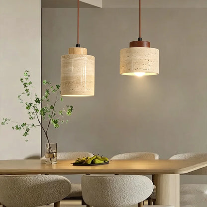 Japanese Wabi-Sabi Cave Stone Pendant