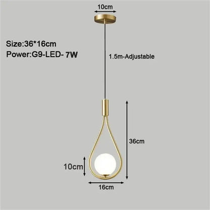 G9 LED Pendant Light