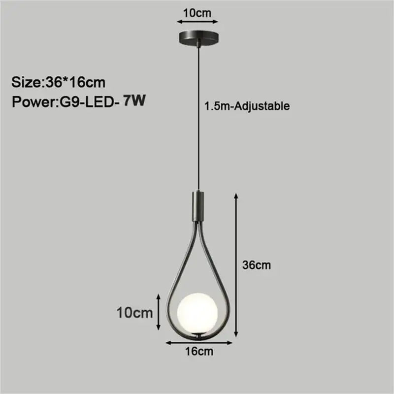 G9 LED Pendant Light