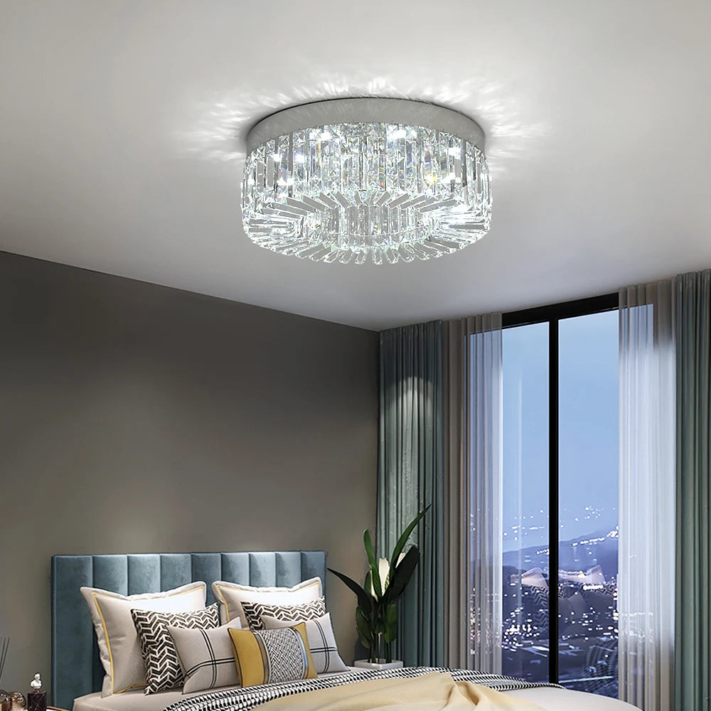 Luxury Gold Crystal LED Chandelier